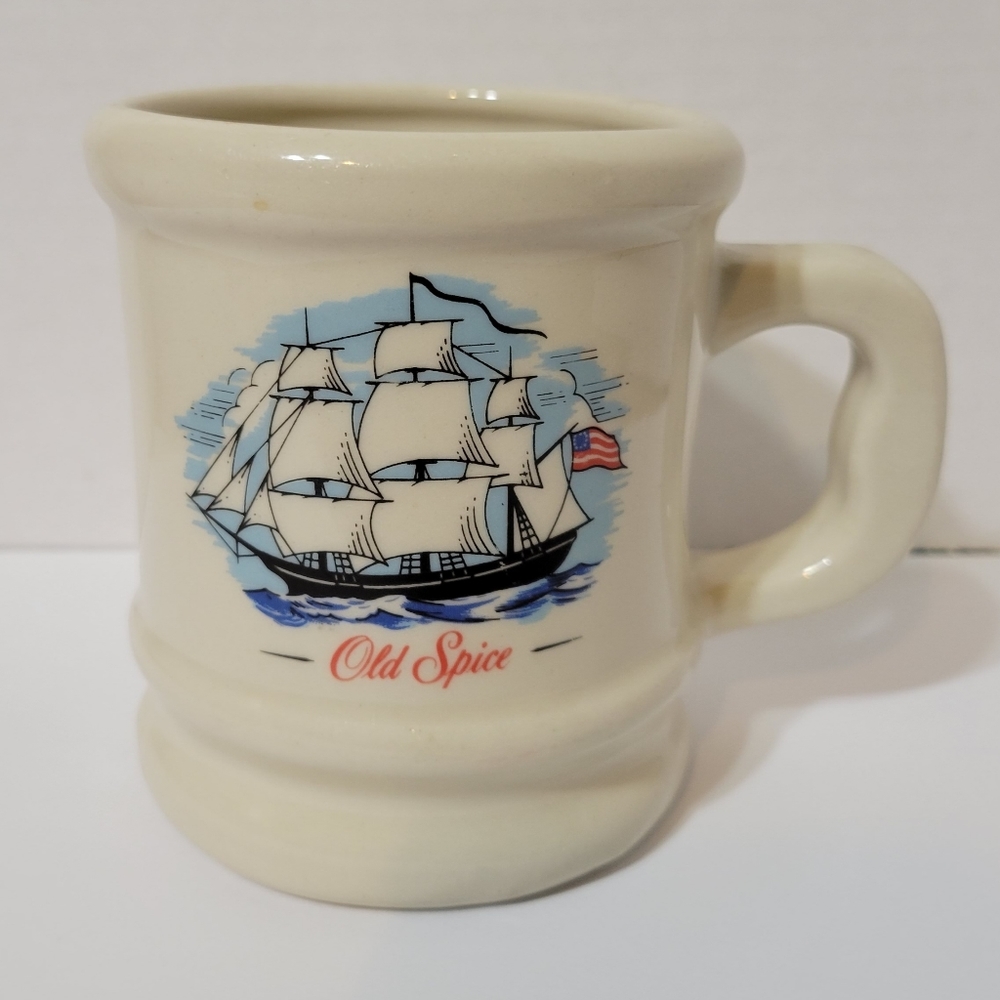 Old Spice SHIP "Grand Turk" - Stoneware Shaving Mug, Never Used